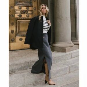 NWT Bohme Parker Oversized Jacket in Black Size Small